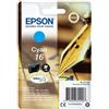 Epson ORIGINAL Epson Cartuccia d'inchiostro ciano C13T16224012 16 ~165 Seiten 3,1ml standard