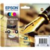 Epson ORIGINAL Epson Multipack nero / ciano / magenta / giallo C13T16264012 16 ~670 Seiten 4 cartucce d'inchiostro: T1621 + T1622 + T1