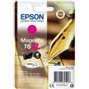 Epson ORIGINAL Epson Cartuccia d'inchiostro magenta C13T16334012 16 XL ~450 Seiten 6,5ml Cartuccie d´inchiostro XL
