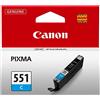Canon ORIGINAL Canon Cartuccia d'inchiostro ciano CLI-551C 6509B001 ~304 Seiten 7ml
