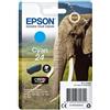 Epson ORIGINAL Epson Cartuccia d'inchiostro ciano C13T24224012 24 ~360 Seiten 4,6ml