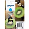 Epson ORIGINAL Epson Cartuccia d'inchiostro ciano C13T02F24010 202 ~300 Seiten 4,1ml