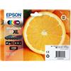Epson ORIGINAL Epson Multipack nero / ciano / magenta / giallo / Nero (Foto) C13T33574011 33 XL ~2880 Seiten 5 Cartucce d'inchiostro: