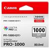 Canon ORIGINAL Canon Cartuccia d'inchiostro Grigio PFI-1000gy 0552C001 ~1465 Seiten 80ml
