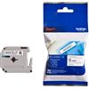 Brother ORIGINAL Brother Nastro Nero su bianco M-K221SBZ M-K221S 9 mm x 4 m, non laminato