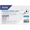 Epson ORIGINAL Epson Etichette Bianco C33S045535 S045535 Premium Matte Label - Die-cut Roll: 76mm x 127mm, 265 labels