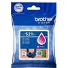 Brother ORIGINAL Brother Cartuccia d'inchiostro magenta LC521M LC-521M ~500 Seiten