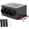 Yosoo Health Gear Riscaldatore per Auto 12V, 300W Antighiaccio Portatile per Parabrezza a 3 Fori Riscaldamento Invernale Scaldino per Parabrezza per Auto Sbrinatore per Rimozione Nebbia per Camper