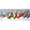 lorenzon QUADRO LORENZON Shabby Chic Quadro Scarpe 135X35 IN TELA COD YC-1955