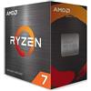 AMD Processore AMD Ryzen 7 5800X (8 Cores/16 threads, 105W DTP, AM4 socket, 36 MB Cache, Boost di Frequenza fino a 4,7Ghz max, senza ventole)