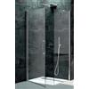 CSA Box Doccia Box Doccia Anta Battente Camilla A.B+L 70x75 - Profilo: Argento satinato - Cristallo: Stampato C