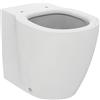 Ideal Standard - Connect, WC filoparete universale Aquablade®, Water a terra con scarico a flusso lamellare, Bianco