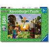 Ravensburger - Puzzle Minecraft, 150 Pezzi XXL - Puzzle Bambini 7 Anni, Collezione Minecraft, Giochi Educativi e Divertenti, Idee Regalo