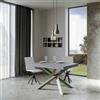 Itamoby Tavolo Volantis Allungabile a 390 piano Cemento 90x130 telaio 4/A