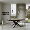 Itamoby Tavolo VOLANTIS EVOLUTION 90x180 allungabile a 284 cm Noce