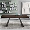 Capodarte Tavolo allungabile 250 cm con piano in Rovere Termico GILMOUR