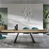 Capodarte Tavolo allungabile 300 cm con piano in Rovere Crudo GILMOUR