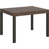 Itamoby Tavolo allungabile 80x120/204 cm Everyday Noce telaio Antracite - Itamoby