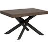 Itamoby Tavolo allungabile 90x140/244 cm Volantis Noce telaio Antracite