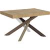 Itamoby Tavolo allungabile 90x140/244 cm Volantis Quercia Natura telaio 4/C