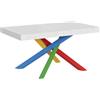 Itamoby Tavolo allungabile 90x160/264 cm Volantis Bianco Frassino telaio 4/B