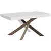 Itamoby Tavolo allungabile 90x160/264 cm Volantis Bianco Frassino telaio 4/C