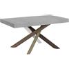 Itamoby Tavolo allungabile 90x160/264 cm Volantis Cemento telaio 4/C