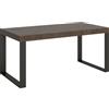 Itamoby Tavolo allungabile 90x180/284 cm Tecno Premium Noce telaio Antracite