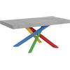 Itamoby Tavolo allungabile 90x180/284 cm Volantis Cemento telaio 4/B