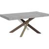 Itamoby Tavolo allungabile 90x180/284 cm Volantis Cemento telaio 4/C