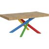 Itamoby Tavolo allungabile 90x180/284 cm Volantis Quercia Natura telaio 4/B