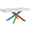 Itamoby Tavolo allungabile 90x180/440 cm Volantis Bianco Frassino telaio 4/B