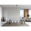 Itamoby Tavolo everyday Allungabile piano Bianco Frassino 90x160 Allungato 420 telaio Antracite