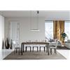Itamoby Tavolo everyday Allungabile piano Noce 90x160 Allungato 420 telaio Antracite