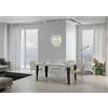 Itamoby Tavolo Flame Allungabile piano Bianco Frassino 90x180Allungato 284 telaio Antracite