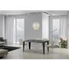 Itamoby Tavolo Flame Allungabile piano Cemento 90x160 Allungato 264 telaio Antracite