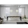 Itamoby Tavolo Flame Allungabile piano Noce 90x160 Allungato 264 telaio Antracite
