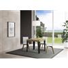 Itamoby Tavolo Flame Allungabile piano Quercia Natura 90x90 Allungato 246 telaio Antracite