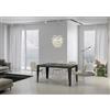 Itamoby Tavolo Flame Evolution piano Cemento 90x180 Allungato 284 telaio Antracite