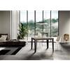 Itamoby Tavolo Flame Evolution piano Noce 90x160 Allungato 264 telaio Antracite