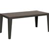 Itamoby Tavolo Flame Evolution piano Noce 90x180 Allungato 284 telaio Antracite
