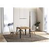 Itamoby Tavolo Karamay Allungabile piano Quercia Natura 90x90 Allungato 246 telaio Antracite