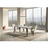 Itamoby Tavolo Paxon Allungabile piano Bianco Frassino 90x180Allungato 440 telaio Antracite