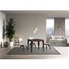 Itamoby Tavolo Paxon Allungabile piano Noce 90x90 telaio Allungato 246 Antracite