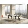 Itamoby Tavolo Paxon Evolution piano Bianco Frassino 90x160 Allungato 264 telaio Antracite