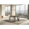 Itamoby Tavolo Paxon Evolution piano Quercia Natura 90x120 Allungato 380 telaio Antracite