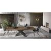 Capodarte Tavolo sala da pranzo allungabile 260 cm in laminato KARMA Teak - Capodarte