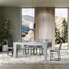 Itamoby Tavolo Spimbo Allungabile Cemento 90x180 Allungato 440