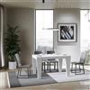 Itamoby Tavolo SPIMBO Bianco Frassino 90x130 allungabile a 390 cm