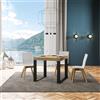 Itamoby Tavolo TECNO 90X90 Quercia Natura allungabile a 246 cm